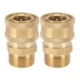 thumbnail image 2 of Adaptador De Montaje Para Lavadora De Alta Presión M22 De Cobre Puro, 2 Uds. Hembra NPT De 3/8 Pulgadas A Macho M22 Conexión Universal Ligero Resistente A La, 2 of 7
