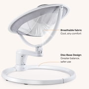 HARPPA Baby Swing for Newborns with Remote Control, 5 Sway Speed, Gray