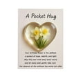 thumbnail image 1 of Hearth & Gear Birth Pocket Hug – Monthly Heart Shaped Mini Keepsake For Encouragement Anxiety & Birthday For, 1 of 4