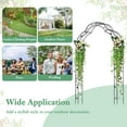 thumbnail image 5 of Gymax 99'' Tall Garden Arch Arbor Trellis w/6 Combination Ways & 2 Installation Methods, 5 of 7