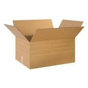 Box Partners MD241812 24 in. x 18 in. x 12 in. Multi-Depth Corrugated Boxes- 10