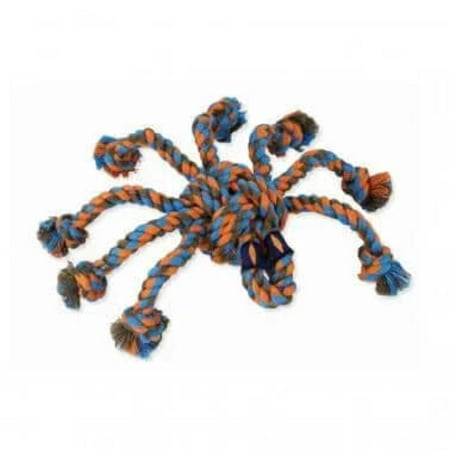 UPC: 0746772530740 | Mammoth Flossy Chews Cotton Blend Rope Spider Rope Tug Dog Toy  Medium  11