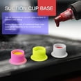 thumbnail image 3 of Vasos para tinta de tatuaje OZER, 200 piezas, silicona cian desechables, 3 of 7