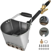 VEVOR Mortar Plaster Concrete Cement Sprayer 4 Jet 3Hp Stucco Sprayer Plaster Sprayer Cement Mortar Spray Gun Manual Sprayer Wall Painting Concrete Tool