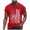 Red, variant on Lycaql Big and Tall Shirts for Men Mens Independence Day Flag Casual Soft And Comfortable T Shirt With Round Neck And Short Sleeves Vest(Red,M)