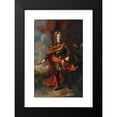 thumbnail image 2 of Johann Gottfried Auerbach 13x18 Black Modern Framed Museum Art Print Titled - Kaiser Karl Vi. (1720-1730), 2 of 5