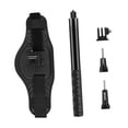 thumbnail image 3 of Almencla Action Camera Waist Belt Mount Holder Selfie Stick Monopod Black Portable Replacement Convenient 1/4" Screw for Sports Hiking, 3 of 8