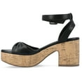 thumbnail image 2 of Journee Womens Eianna Ankle Strap Platform Sandals, 2 of 9