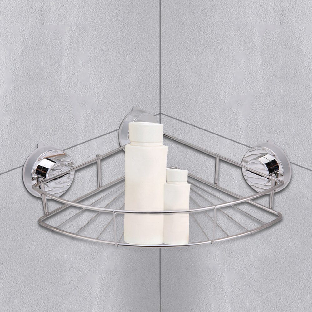 LYUMO Bathroom Holder, Bathroom Storage Shelf,No Drilling Stainless