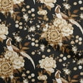 thumbnail image 1 of oneOone Georgette Viscose Brown Fabric Asian Chinese Sewing Craft Projects Fabric Prints By Yard 42 Inch Wide, 1 of 4