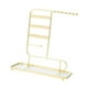 thumbnail image 4 of Jewelry Display Stand Organizador de anillo de orejas con ganchos Pulsera de joyería de 6 niveles que muestra soporte para regalos de vacaciones lápiz Oro, 4 of 8