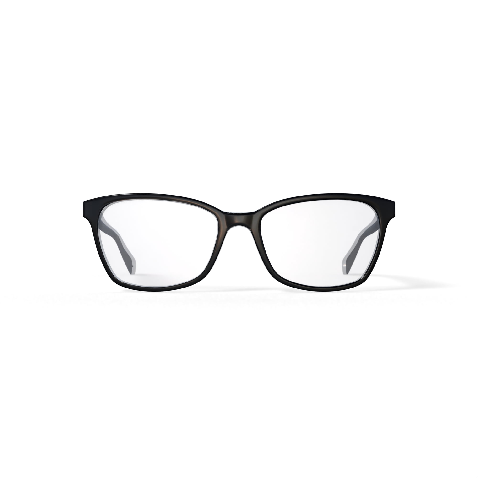 Ray-Ban Women's Size 54 Butterfly RB5362 Optics Prescription Eyeglasses with Case, Black On Transparent/Demo Lens