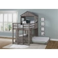 thumbnail image 2 of Donco Kids Campsite Twin over Full Rustic Grey Loft Bunkbed, Twin over Full, Rustic Grey, 2 of 4