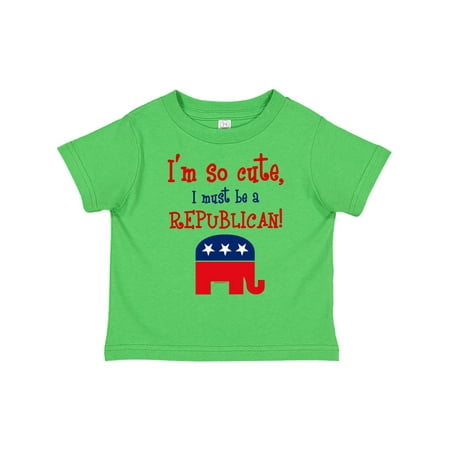 

Inktastic So Cute Republican Gift Toddler Boy or Toddler Girl T-Shirt