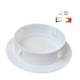 thumbnail image 3 of Ceiling Hole Cover Plate Downlight Cap Decorative Panel PP Material Easy Installation for Home Improvement, 3 of 9