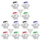 thumbnail image 4 of Ounissouiy Moldes de bolas de hielo con tapa Moldes de cubos Máquina de congelación recargable lavable Type4 NO4, 4 of 6