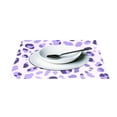 thumbnail image 3 of Ryvnso Placemats Set of 4 Leopard Purple-a1 Dining Mats Heat-Resistant Non-Slip Washable Table Mat, 3 of 8