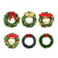 thumbnail image 2 of Artificial Decorations Christmas Wreaths Garlands for Front Door Hanger Outdoor Hanging Garland Holiday Home Decorations, 2 of 10