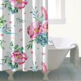 thumbnail image 5 of Waterproof Pioneer Shower Curtain 84x72 Inch Polyester Unique Colorful Floral Shower Curtain for Bathroom Hotel Home Decor with 12 Plastic Hooks, 5 of 5