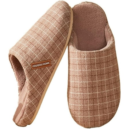 

Fuzzy Slippers for Women Men with Memory Foam Slippers Fluffy Winter House Shoes Cozy Soft Indoor and Outdoor