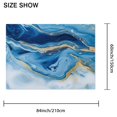 thumbnail image 3 of Rectangular Tablecloth 60x84 Inch – Waterproof Polyester Printed Table Cover, Wrinkle Resistant, Washable for Kitchen & Dining, Marble Liquid Print, 3 of 6