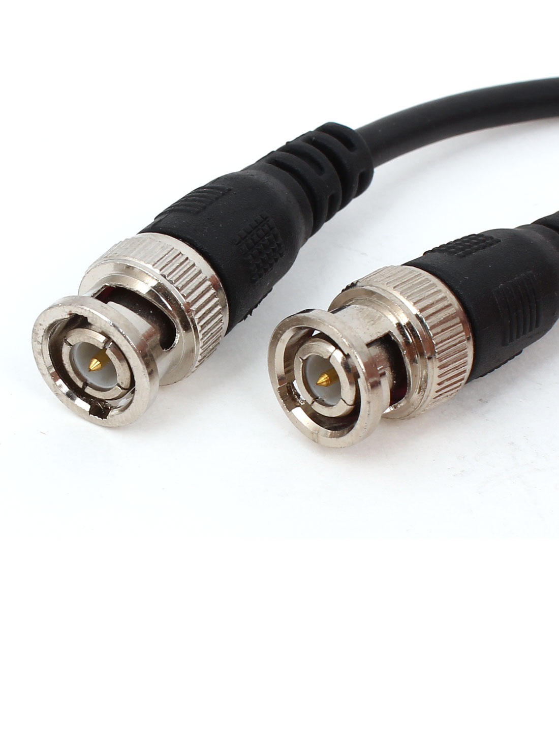 Black 0.5M Male to Male BNC Jack Coaxial Video Cable for CCTV Security