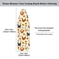 thumbnail image 5 of HELLHERO Iron Board Cover Rooster and Sunflower Design Hook and Loop Fastener Dust Proof Ironing Board Protector Cover for Home Ironing, 5 of 5