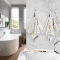 thumbnail image 7 of GZHJMY Abstract Birds Flowers Leaves Bath Hand Towel Soft Washcloth Highly Absorbent Fingertip Towels for Bathroom Beach Kitchen Sports Gym Yoga Travel (2-Pieces Towel Sets, 28x16 inch), 7 of 7