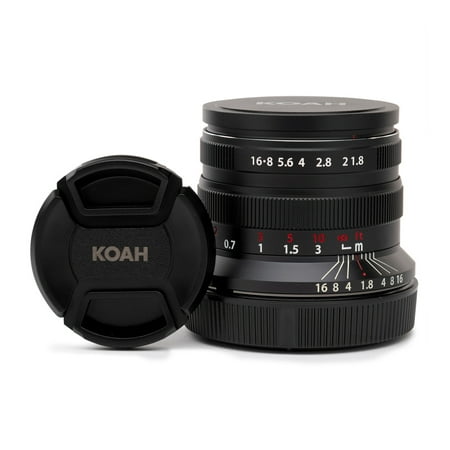 Image of Koah Artisans 55mm f/1.8 Large Aperture Manual Focus Lens for Canon EF (Black)