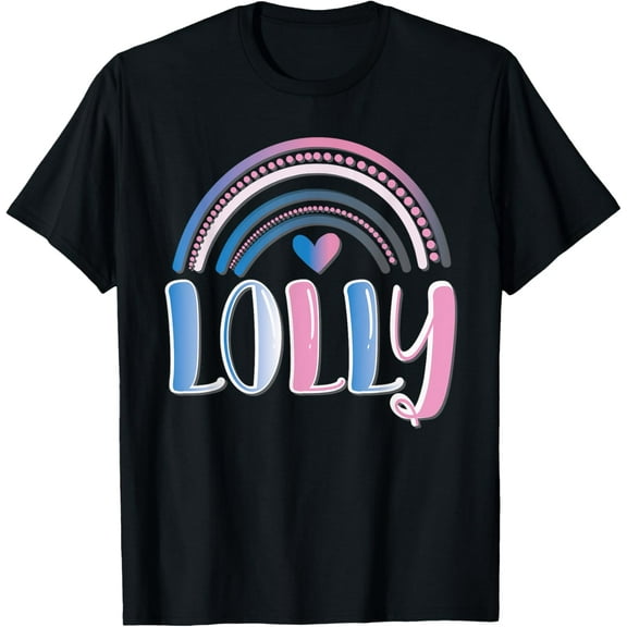 Fun Lolli Lolly Pop Lollipop Grandmother Rainbow Gift T-Shirt
