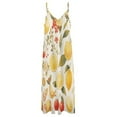 thumbnail image 4 of Various Fruits Design Sleeveless Dress Woman Fashion Long Dresses Women's Summer Suit Dress 2025, 4 of 7