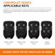thumbnail image 4 of Funda de cuero para llave de coche, funda para mando a distancia para Chevrolet Silverado GMC Sierra 1500 2500HD 3500HD Terrain Acadia 2020 2021 2022, 4 of 5