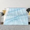 thumbnail image 1 of Fotbe Blue Marble Manta de Franela con Estampado, Manta Ultrasuave para Cama, Sofá, Auto, Hipoalergénica y Antibolitas-50"x40", 1 of 6