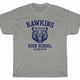 thumbnail image 2 of HAWKINS HIGH SCHOOL T Shirt Stranger Eleven Upside Down things, 2 of 5