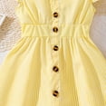 thumbnail image 4 of Hudaneo Tween Girls Dresses Elegant Sleeveless Dress Kids Summer Ruffle Flowy Dress 6-12 Years, 4 of 7