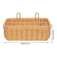 thumbnail image 3 of Onion Basket Handwoven Basket Hanging Wall Onion Container Home Storage Basket, 3 of 4