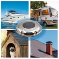 thumbnail image 3 of Scienceny Ventilación con energía Solar de acero inoxidable, vehículo, barco, RV, ventilador de escape impermeable, Extractor de aire, Bombillas para automóviles, 3 of 6