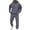 A-Grey500, variant on JAJAHO Sweatsuits For Men 2 Piece Mens Jogging Tracksuit Set Hoodie Casual Athletic Long Sleeve Sweatshirts Ankle-Tied Pants Versatile Outfit