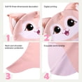 thumbnail image 2 of Capucha Buceo Dibujos Animados Protector Solar Transpirable Bufanda para La Cara Cubierta Cabeza Y El Cuello () Rosa, 2 of 9