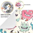 thumbnail image 2 of Cartoon Lovely Monsters Dish Drying Mat 16x18 Absorbent Microfiber Draining Rack Pad for Kitchen Counter Sink, 2 of 8