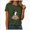 Halloween T-Shirt H1-AG, variant on Halloween Shirt For Women Print T Shirt Short Sleeve T Shirt Top Spooky Pumpkin Gift Top