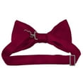 thumbnail image 3 of Solid Raspberry Kid's Pre-Tied Bow Tie, 3 of 5