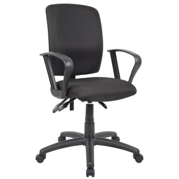 Multi-Function Fabric Task Chair With Loop Arms