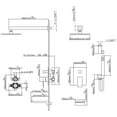 thumbnail image 5 of Three Functions Shower Faucet Set, Complete Shower System with Rough-in Valve, 5 of 5