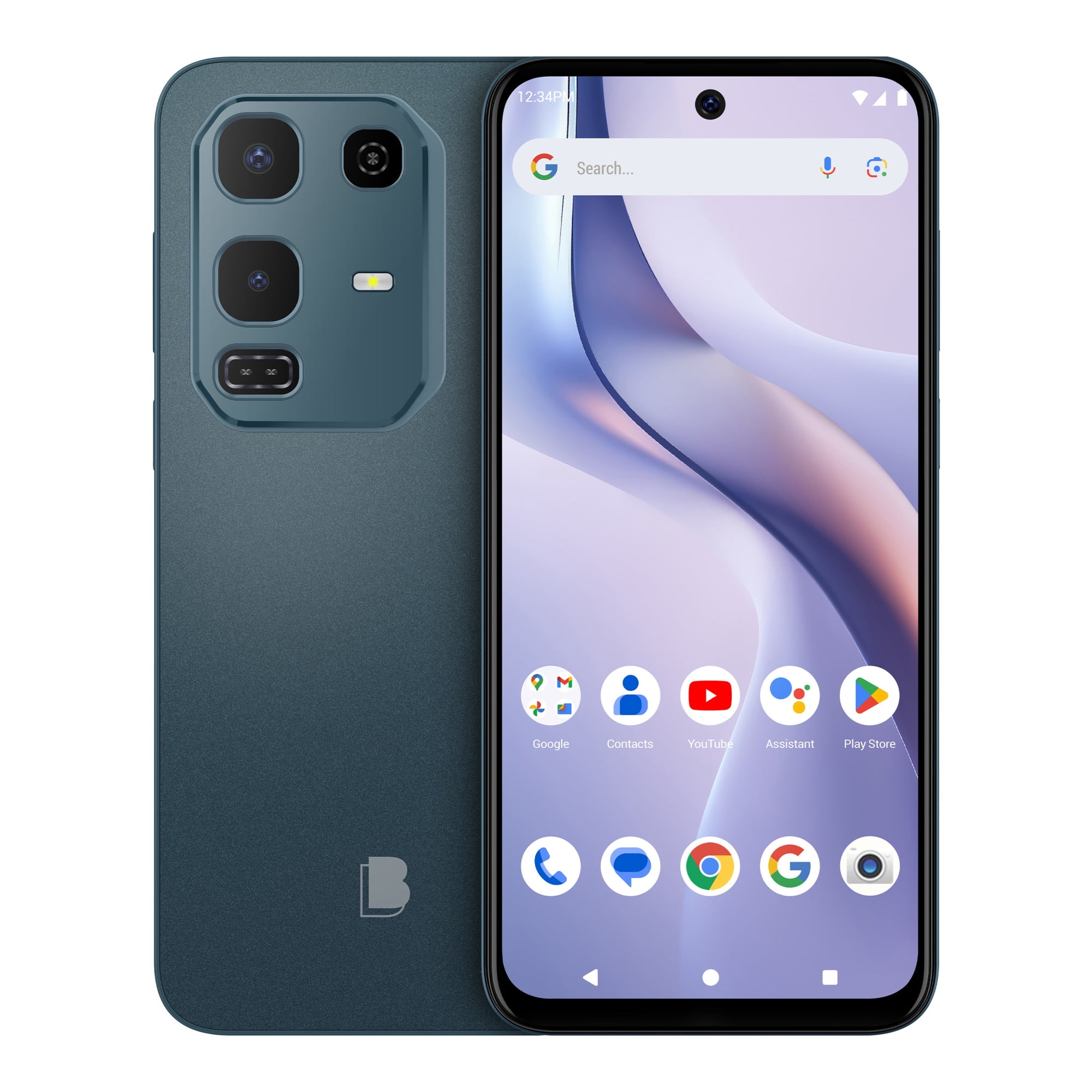 BLU G45 G1190WW 128GB GSM Unlocked Android Smartphone - Light Blue