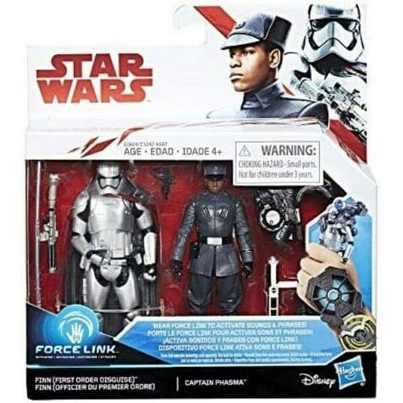 Star Wars Force Link Finn (First Order Disguise) & Captain Phasma Pack