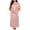 Pink, variant on Kaemgyyd Sleep Shirts for Women Heart Graphic Short Sleeve Night Shirts Oversized Crew Neck Nightgowns Cute Printed Nightdress