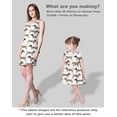 thumbnail image 5 of Soimoi Dog Printed,Cuddle Minky Fabric, Sewing Fabric by The Yard 56 Inch Wide,Decorative Plush Soft Fabric, Baby Garments, Toys and Blankets, White & Gray, 5 of 5