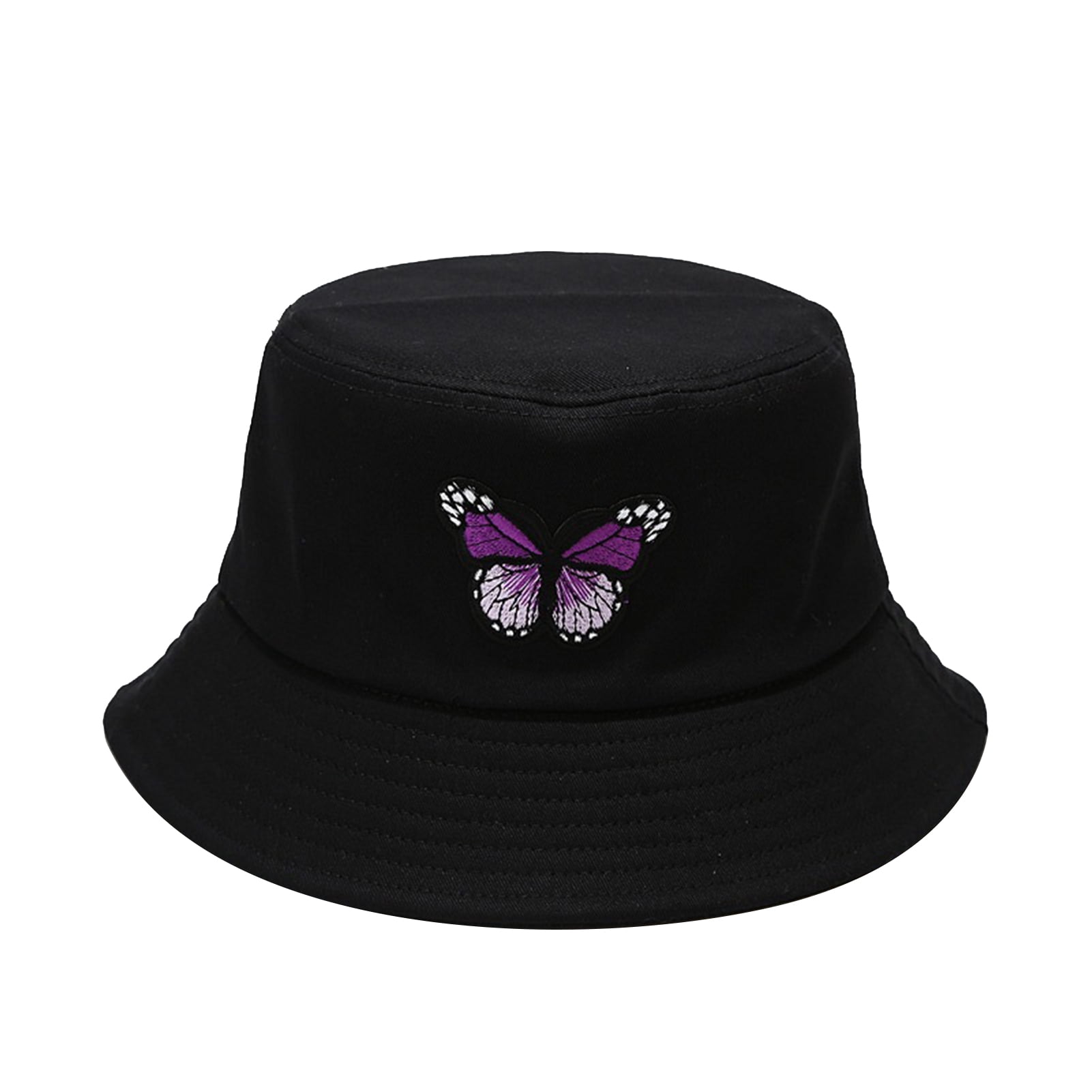 SANWOOD Bucket Hat Black Purple 