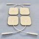 thumbnail image 5 of Almohadillas de electrodos de 20 piezas, almohadillas de masaje de repuesto, fisioterapia, terapia corporal, autoadhesivas, reutilizables, 5 of 5